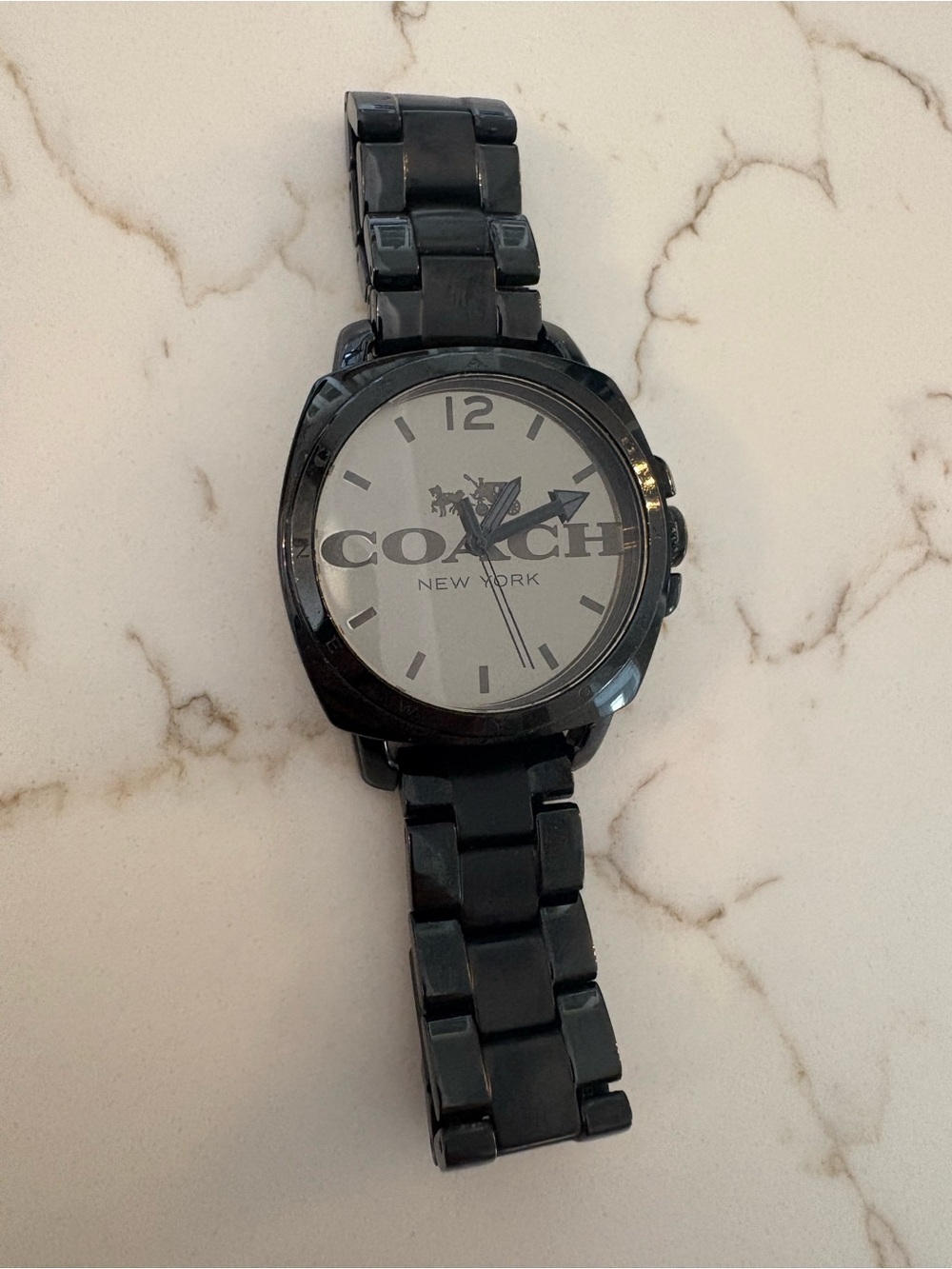 Coach Black Logo Dial Bracelet Watch